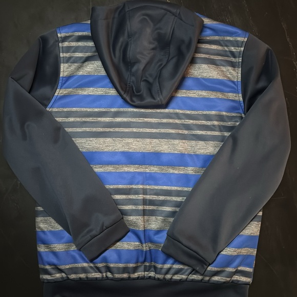 The North Face Navy and Royal Blue reversible jacket size Large - Picture 5 of 7